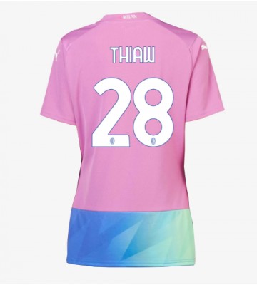 AC Milan Malick Thiaw #28 Tredje Tröja Kvinnor 2023-24 Kortärmad